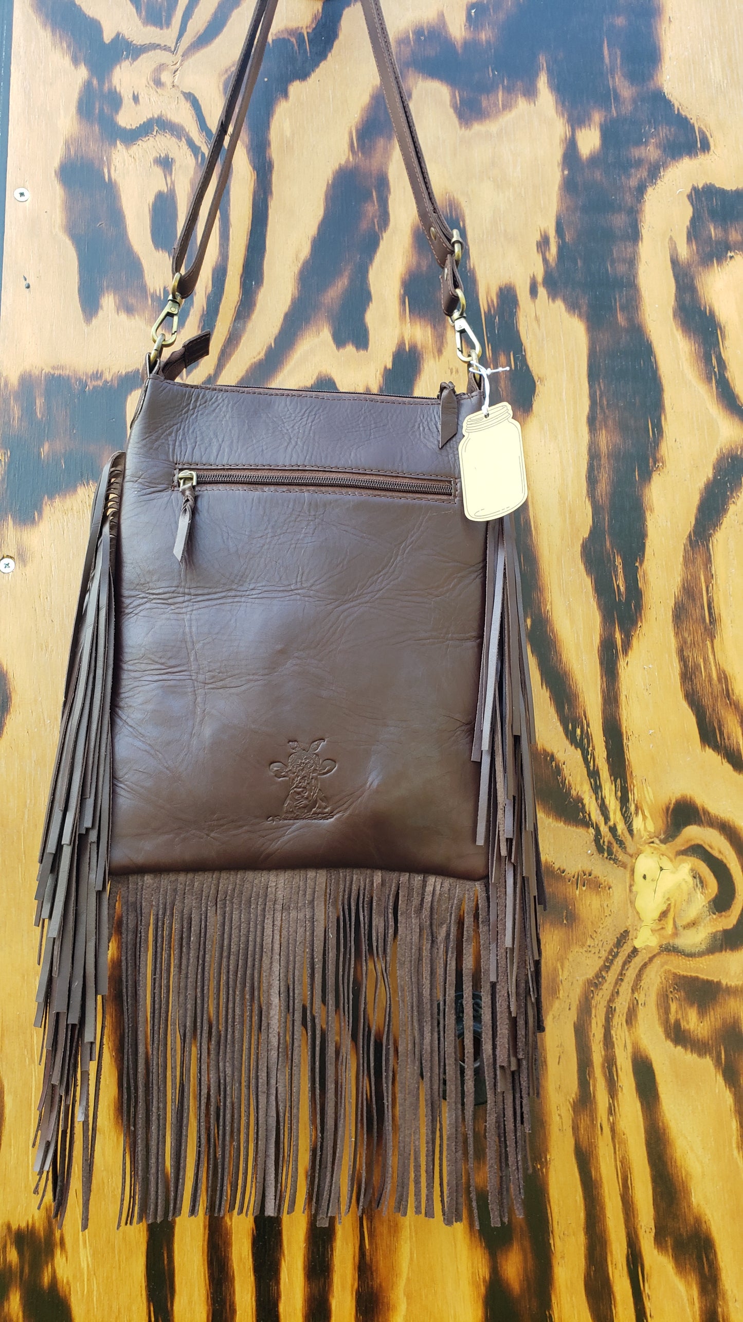 Juliet Crossbody W/ Fringe-TEAL