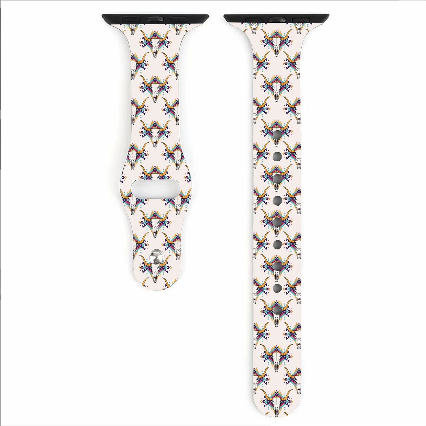 Silicone SKULL Watch Strap 42/44