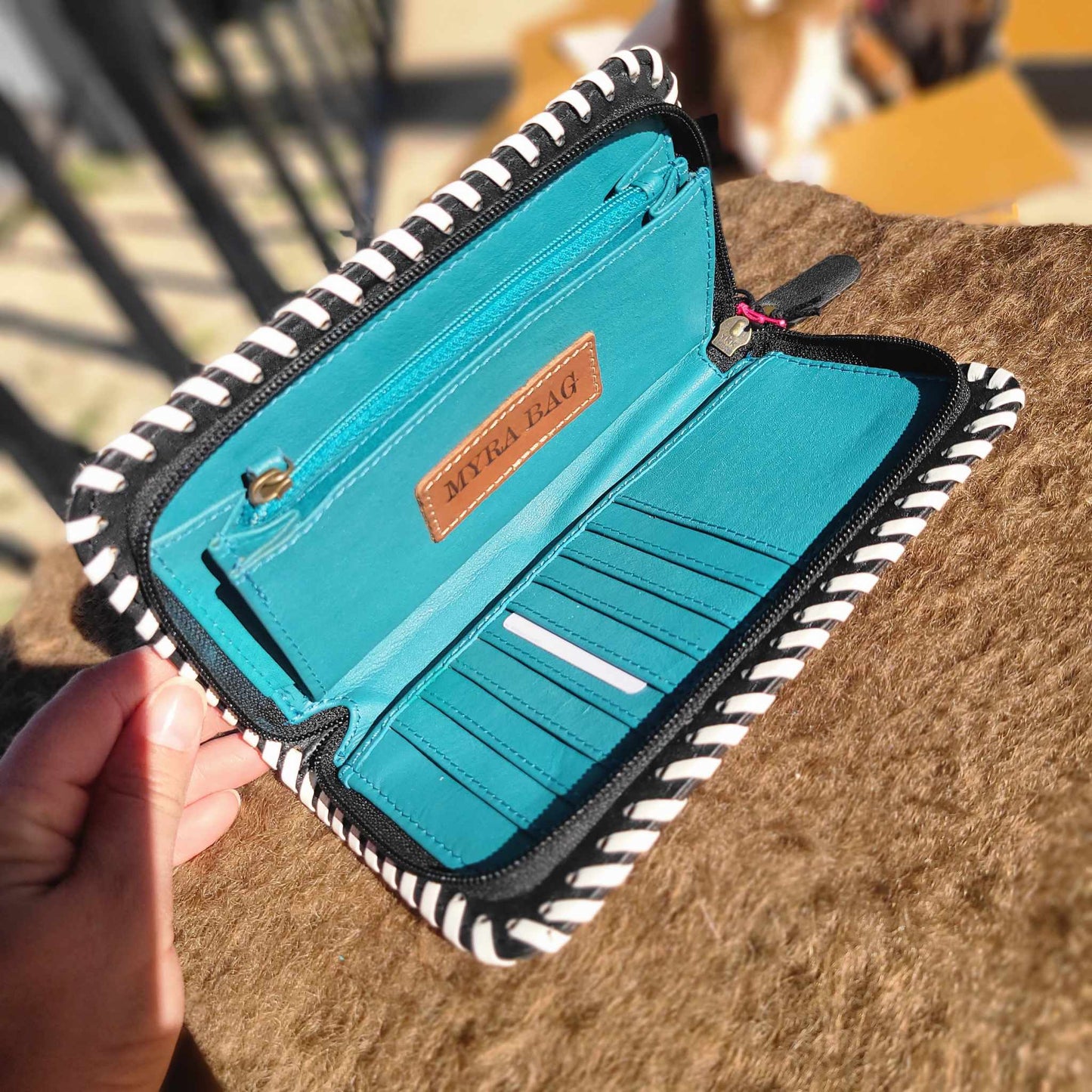 Pecos Plains Stitched Hand-tool Wallet