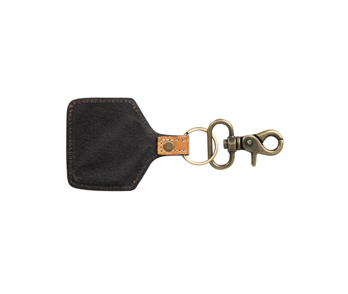 Prairie Grasslands Hand-Tooled Key Fob