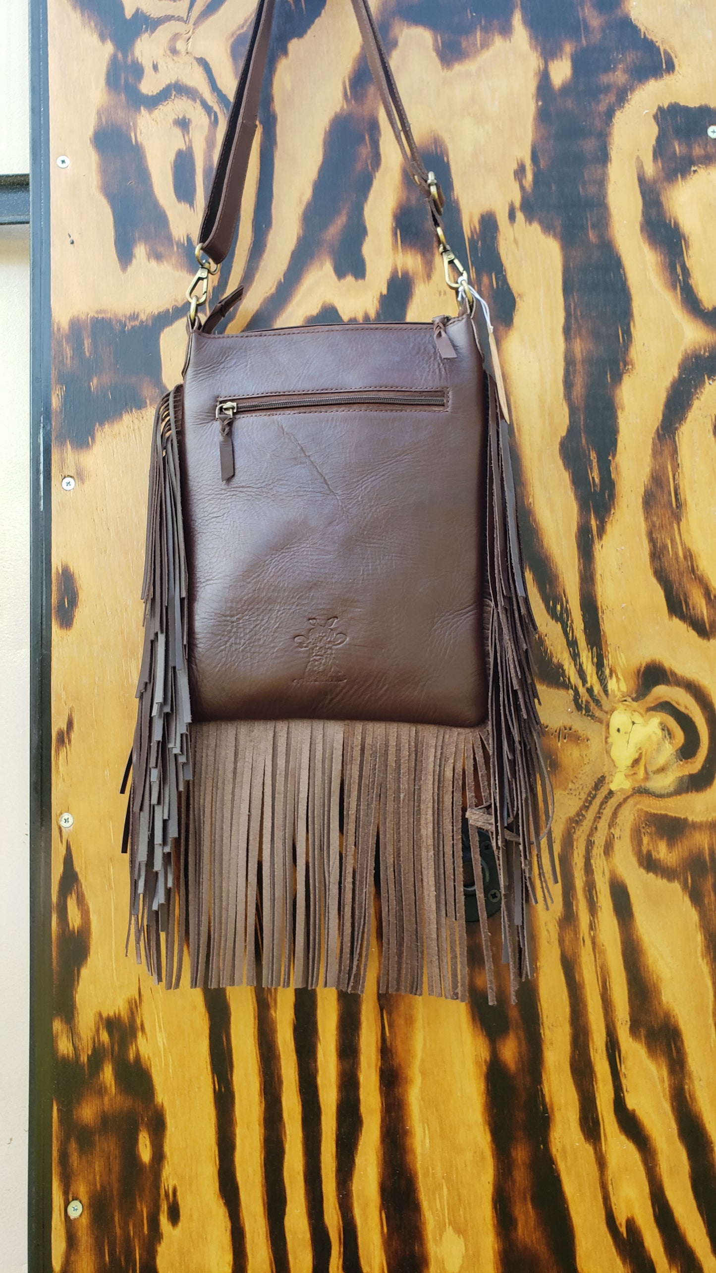 Juliet Crossbody W/ Fringe-RED