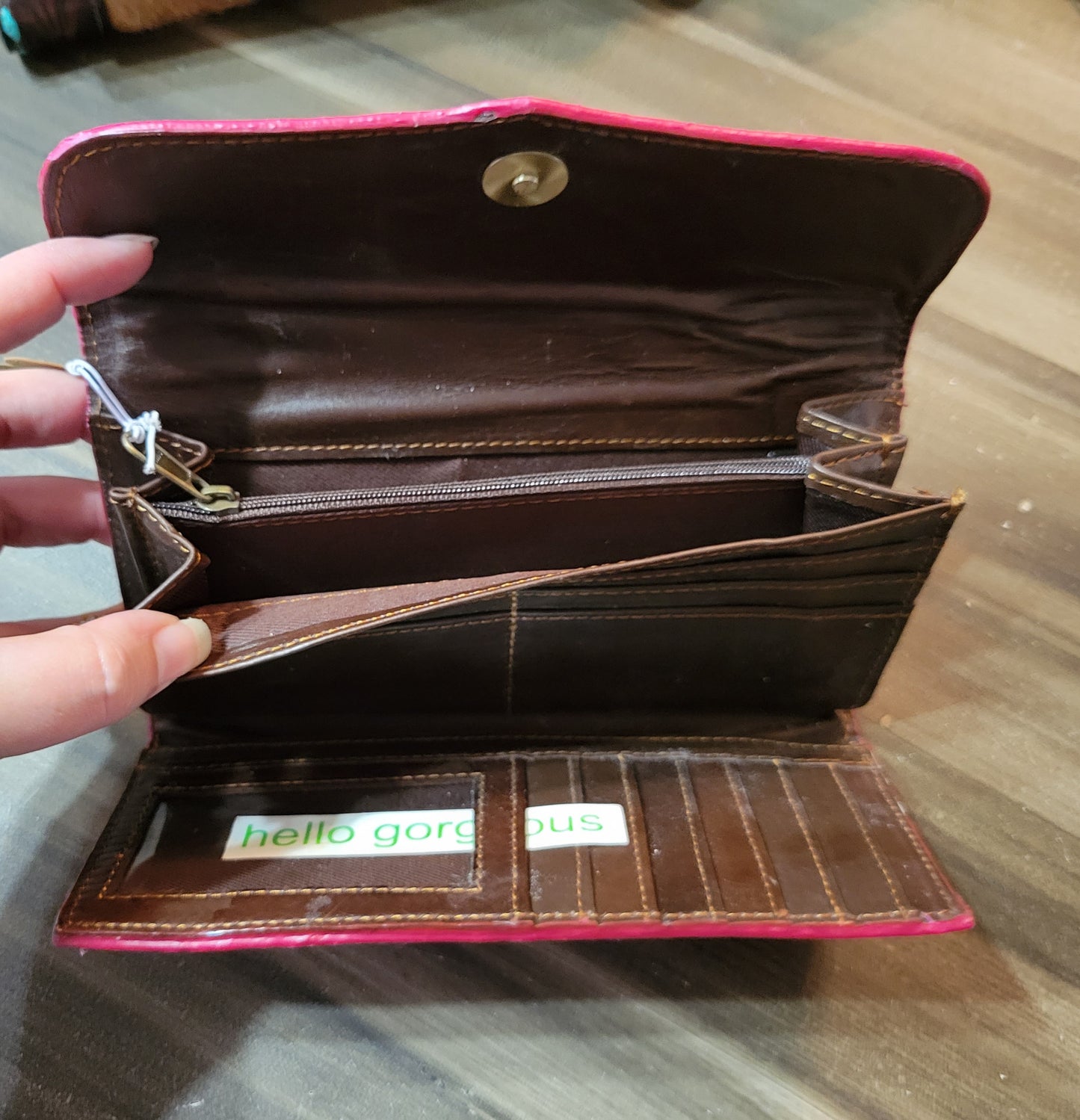 Juliet Full Fur Wallet- RED