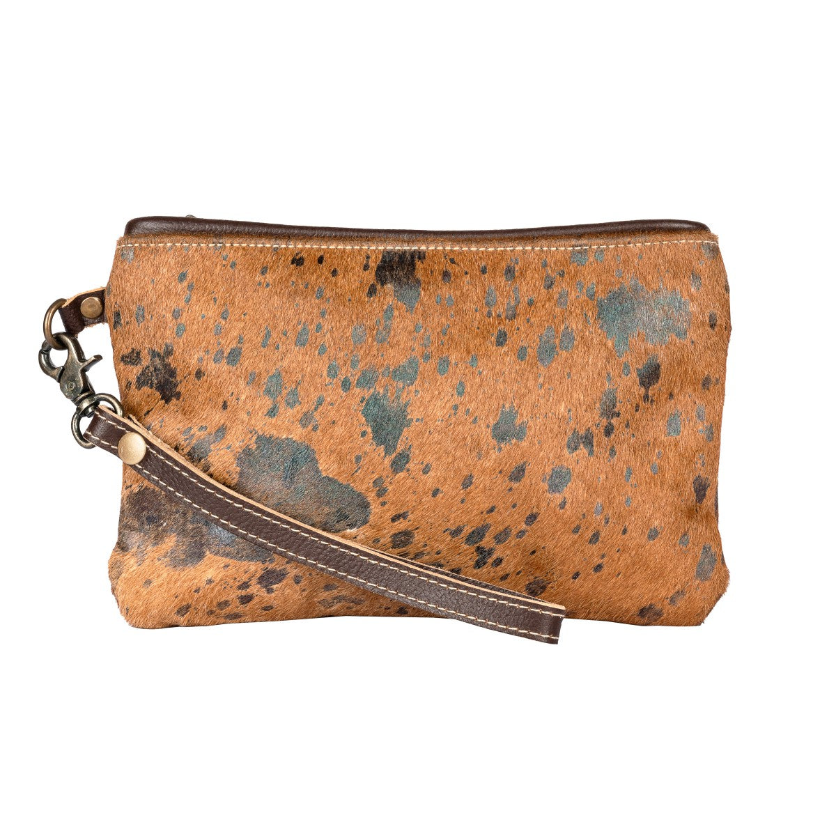 Glitzy Dark Brownish Pouch