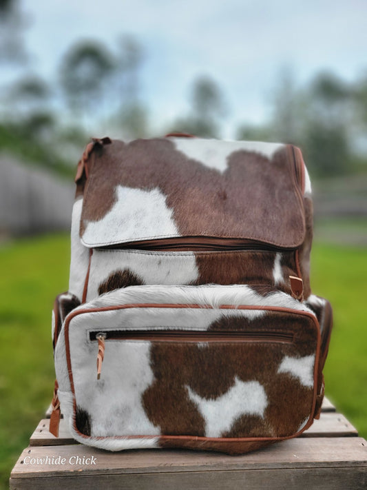 Leather Cowhide Backpack