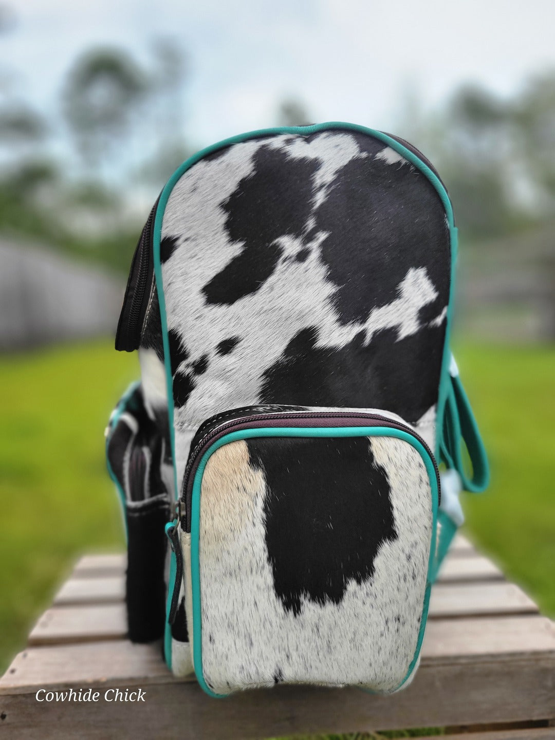 Cowhide & Tooled Backpack