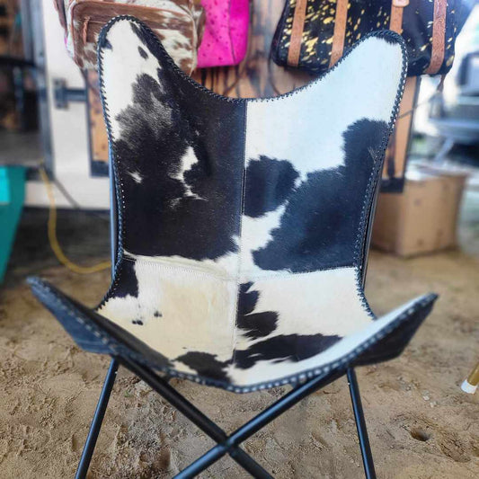 Cowhide butterfly Chair