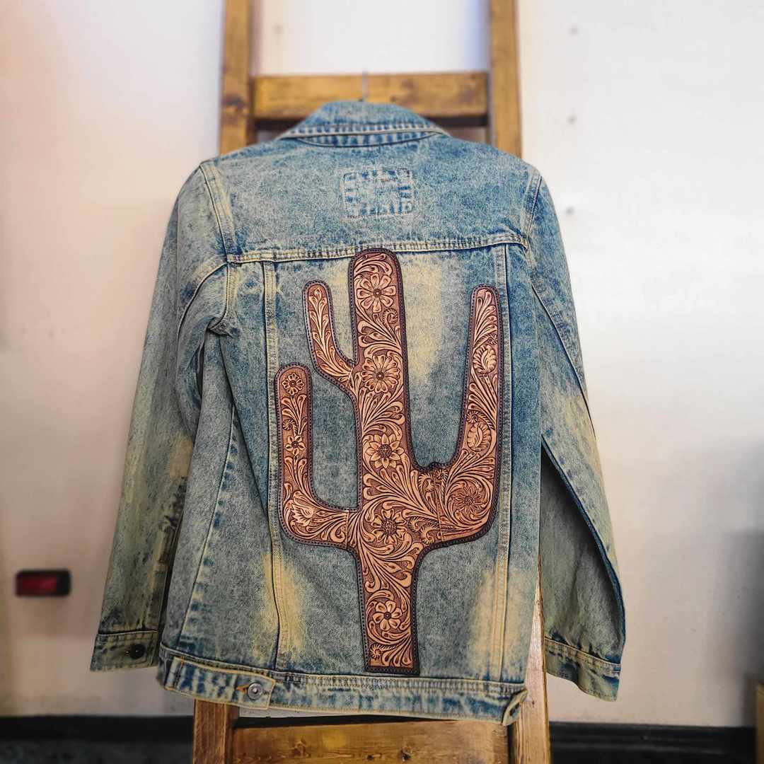 JEAN CACUTS JACKET -S