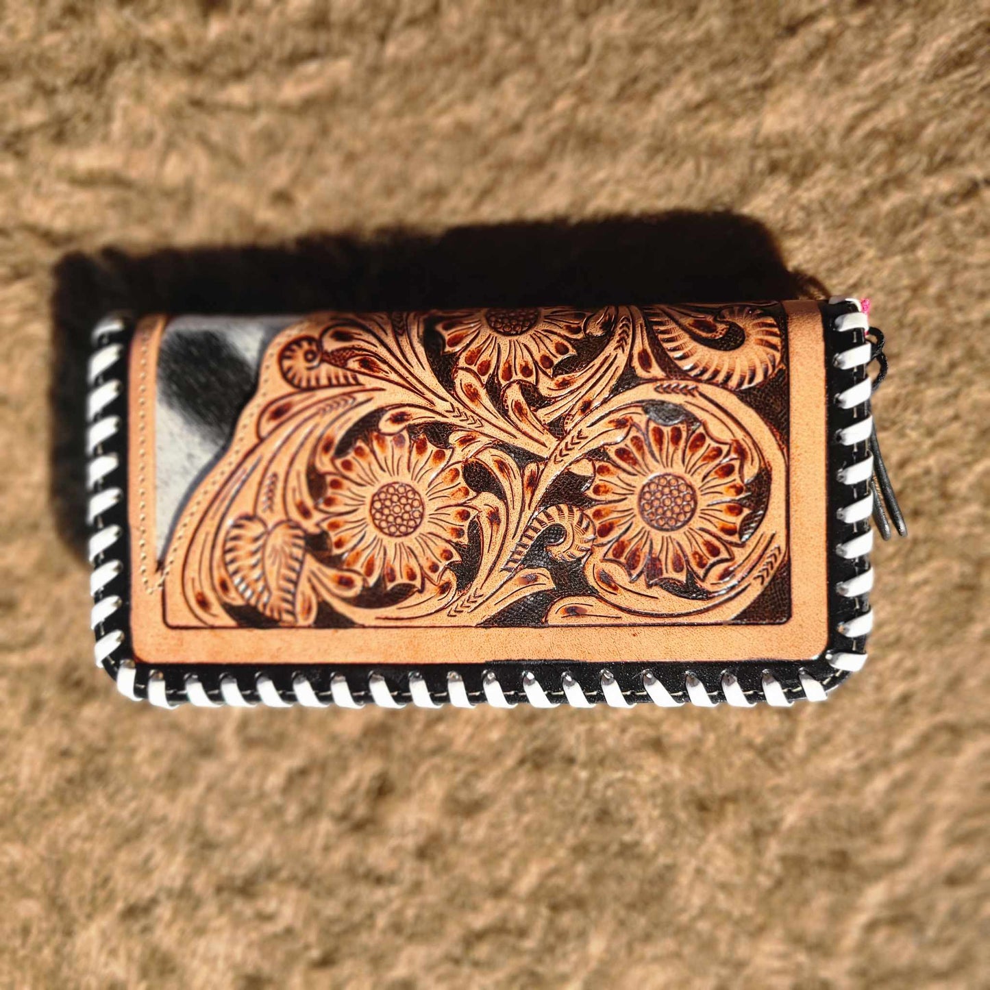 Pecos Plains Stitched Hand-tool Wallet