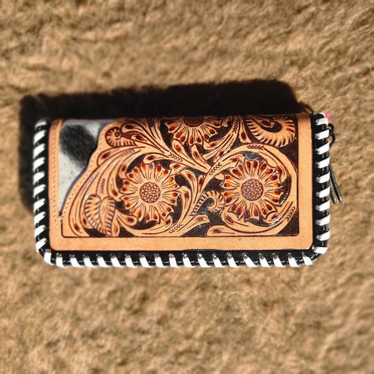 Pecos Plains Stitched Hand-tool Wallet