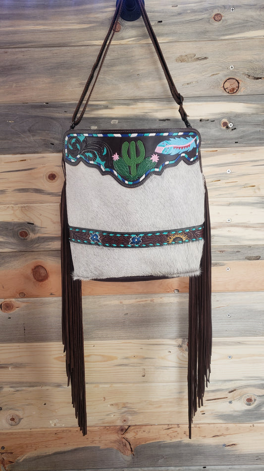 Crown Hand Cowhide Tooled