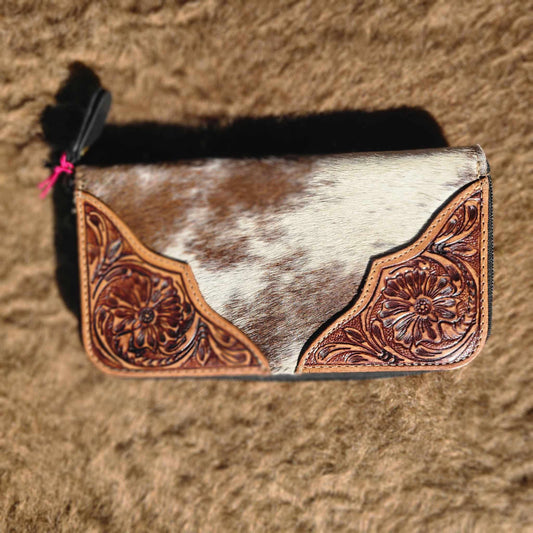 Pecos Plains Hair-on Hide Wallet