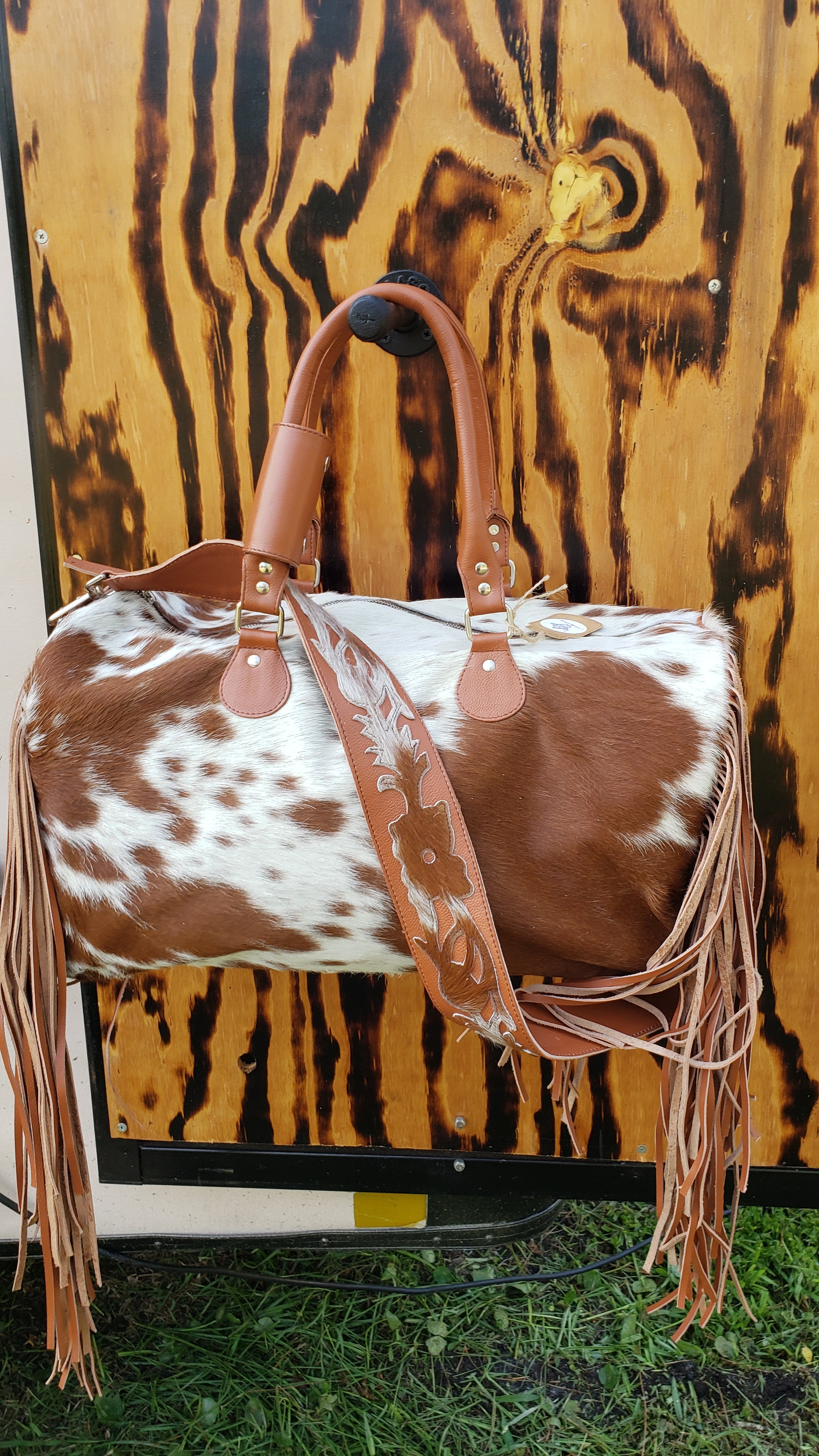 Cowhide 2025 duffle bag