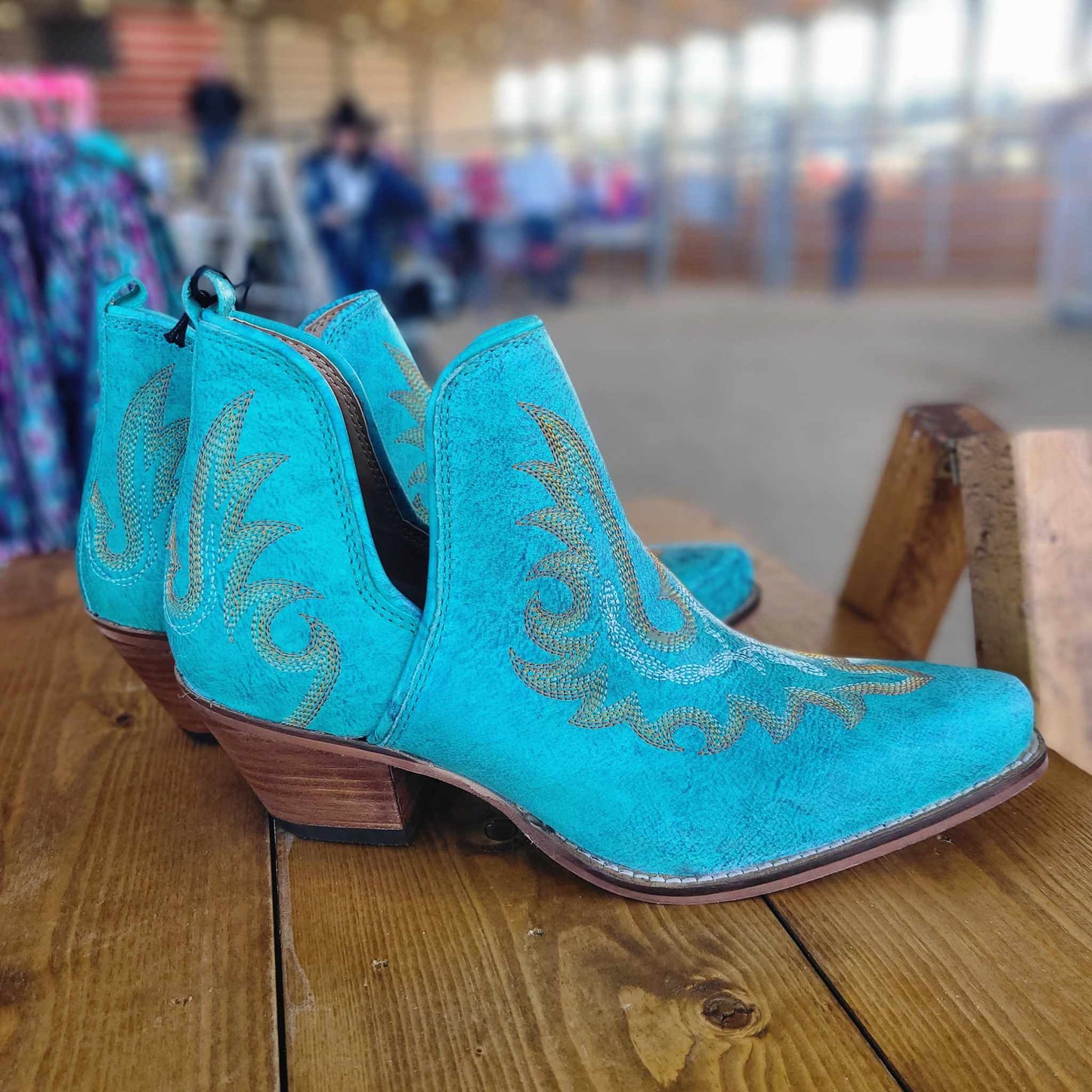 Westerly Western Leather Booties SIZE 10