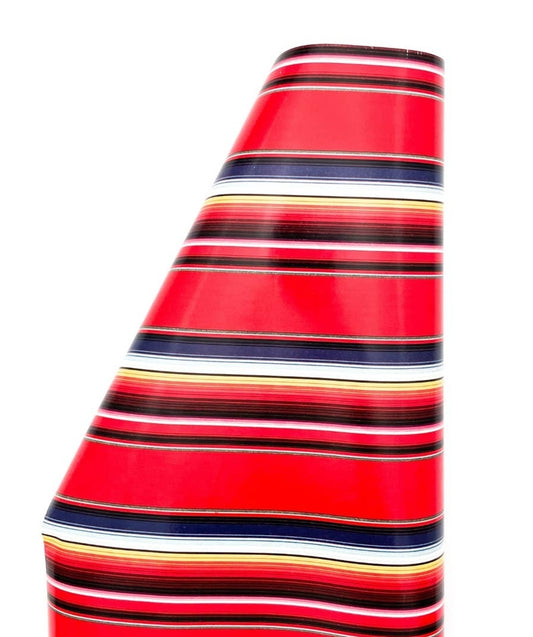 Red Serape Gift Wrap (9.8 feet per roll)