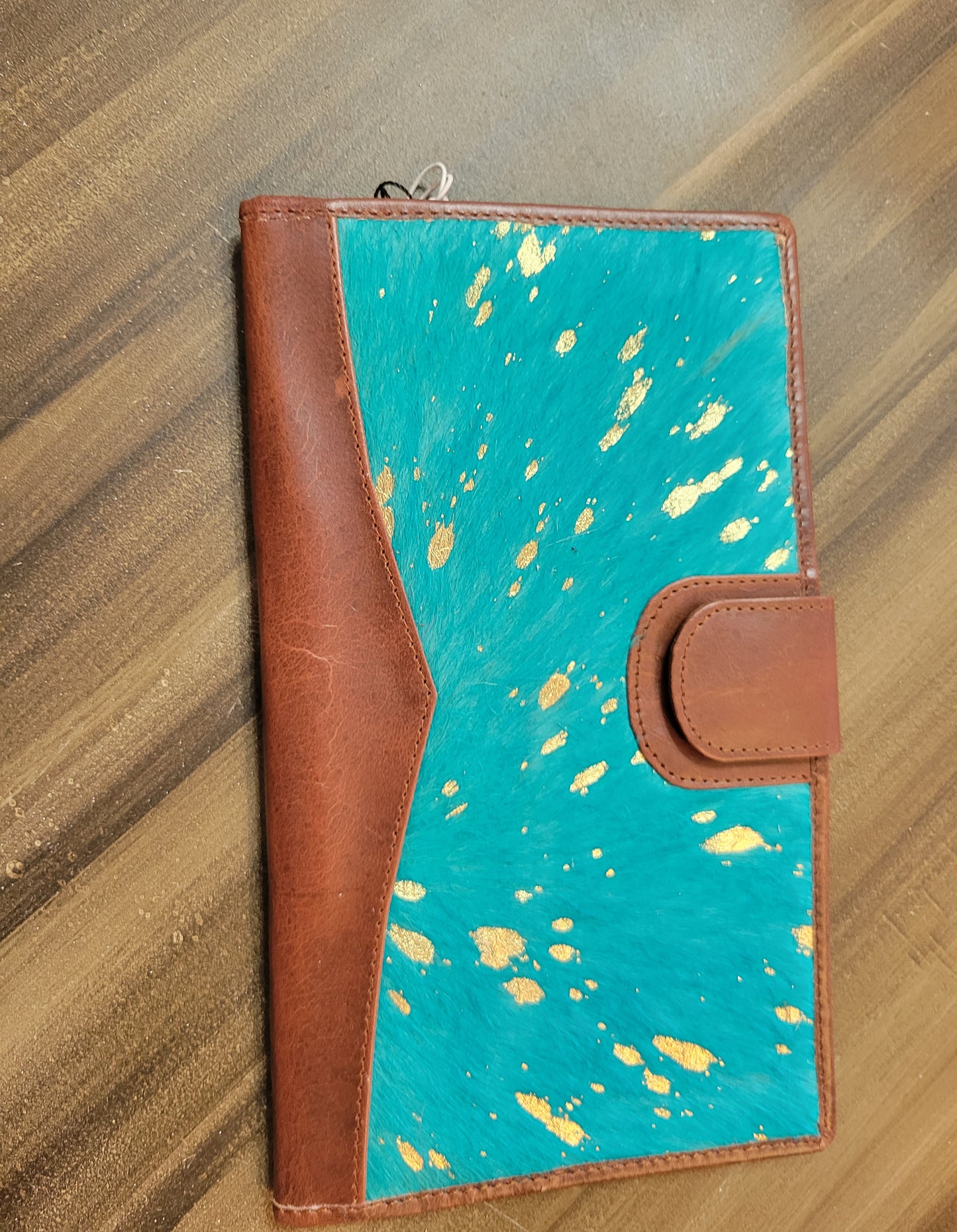 Blanche Clutch Wallets-Colored Hides - TEAL